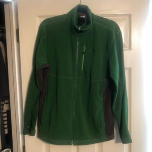 Men’s Large North Face Full Zip Fleece - Green